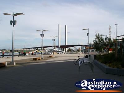 Victoria Harbour Boardwalk . . . CLICK TO VIEW ALL MELBOURNE (VICTORIA HARBOUR) POSTCARDS