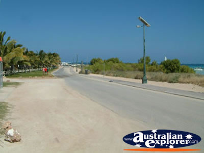View Down Coral Bay Street . . . CLICK TO VIEW ALL CORAL BAY POSTCARDS