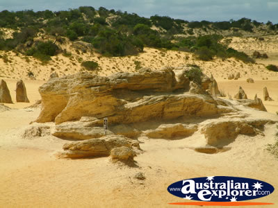 Cervantes the Pinnacles Formation . . . CLICK TO VIEW ALL CERVANTES POSTCARDS