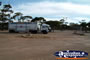 Truck at Balladonia Caravan Park . . . CLICK TO ENLARGE