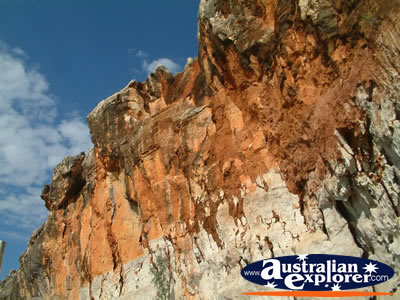 Close up Shot of Fitzroy Crossing Geikie Gorge . . . CLICK TO VIEW ALL GEIKE GORGE POSTCARDS