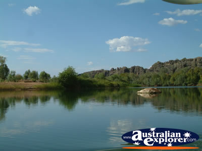 Fitzroy Crossing Geikie Gorge Water View . . . CLICK TO VIEW ALL GEIKE GORGE POSTCARDS