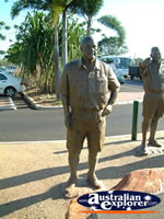 Pair of Memorial Statues in Broome . . . CLICK TO ENLARGE