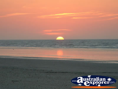 Watching the Sunset at Eighty Mile Beach . . . CLICK TO VIEW ALL EIGHTY MILE BEACH POSTCARDS