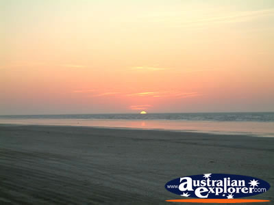 Eighty Mile Beach Beautiful Sunset . . . CLICK TO VIEW ALL EIGHTY MILE BEACH POSTCARDS