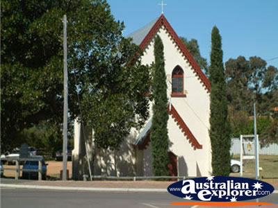 Lovely Church in Dongara . . . CLICK TO VIEW ALL DONGARA POSTCARDS