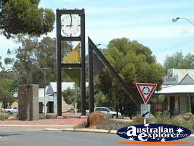 Norseman Town Clock . . . CLICK TO VIEW ALL NORSEMAN POSTCARDS