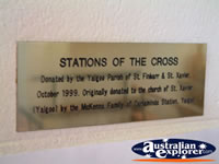 Greenough St Peters Church Stations of the Cross Plaque . . . CLICK TO ENLARGE