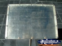 Geraldton HMAS Sydney Memorial Plaque . . . CLICK TO ENLARGE