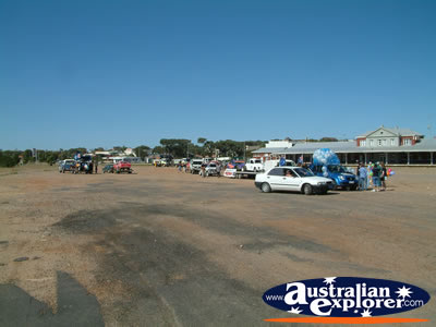 Waiting for Parade in Geraldton . . . CLICK TO VIEW ALL GERALDTON POSTCARDS