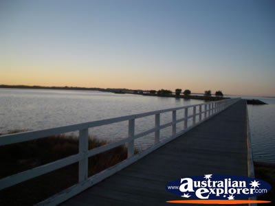 Australind Leschenault Estuary at Sunset . . . CLICK TO VIEW ALL AUSTRALIND POSTCARDS