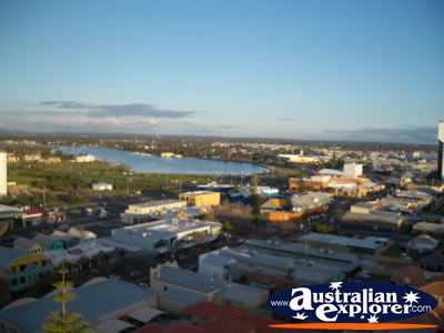 Lovely View of Bunbury from Marlston Hill Lookout . . . CLICK TO VIEW ALL BUNBURY POSTCARDS