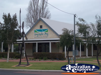 Busselton Visitor Centre from the Street . . . CLICK TO VIEW ALL BUSSELTON POSTCARDS