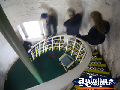 Cape Leeuwin Lighthouse Inside . . . CLICK TO VIEW ALL CAPE LEEUWIN POSTCARDS