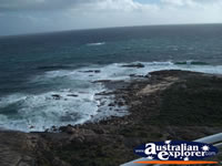 Ocean View from Cape Leeuwin Lighthouse . . . CLICK TO ENLARGE