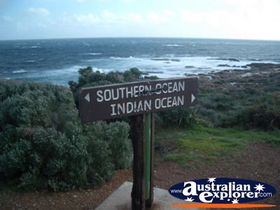 Cape Leeuwin Oceans Merge . . . CLICK TO VIEW ALL CAPE LEEUWIN POSTCARDS