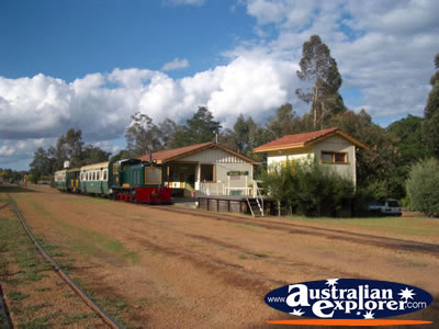 Hotham Valley Tourist Railway in Dwellingup . . . CLICK TO VIEW ALL DWELLINGUP POSTCARDS