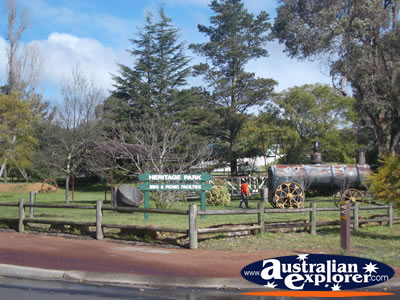 Greenbushes Heritage Park . . . CLICK TO VIEW ALL GREENBUSHES POSTCARDS