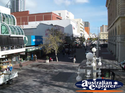 Perth Cbd Shopping Area . . . CLICK TO VIEW ALL PERTH (SHOPPING) POSTCARDS