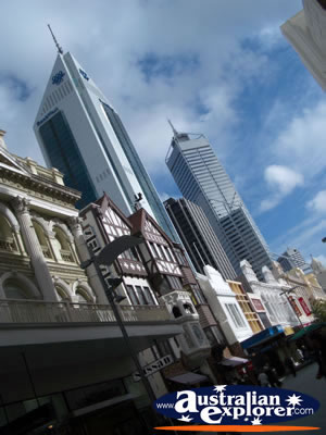 Perth Cbd Buildings . . . CLICK TO VIEW ALL PERTH (SHOPPING) POSTCARDS
