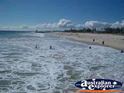Beach in Perth City . . . CLICK TO VIEW ALL PERTH BEACHES POSTCARDS