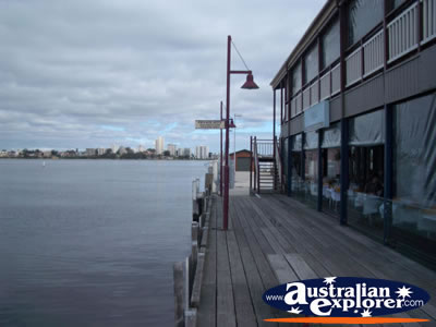 Perth Swan River View From Old Perth Port . . . CLICK TO VIEW ALL PERTH (BUILDINGS) POSTCARDS