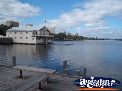 Swan River from the Old Perth Port.