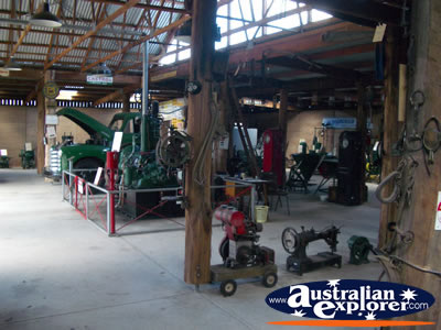 Inside at Pinjarra Visitor Centre Roger May Museum . . . CLICK TO VIEW ALL PINJARRA POSTCARDS
