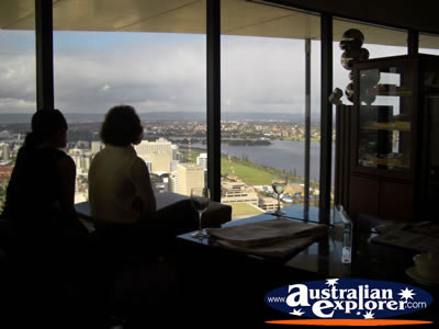 Inside C Restaurant In The Sky St Martins Tower . . . CLICK TO VIEW ALL PERTH (VIEW FROM C RESTAURANT) POSTCARDS