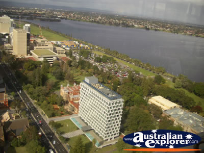 View From C Restaurant In The Sky St Martins Tower . . . CLICK TO VIEW ALL PERTH (VIEW FROM C RESTAURANT) POSTCARDS