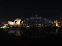 Sydney Harbour At Night