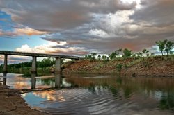 Dunham River Brideg After The Storm