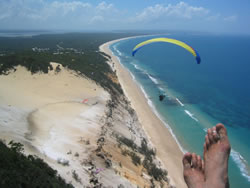 Paragliding At Rainbow Beach Qld 4581