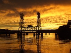 Sunset Over The Bridge