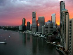 Sunset Over Brisbane