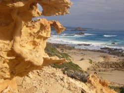 Rock, Sand, Beach