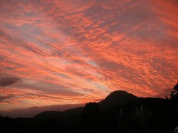 Sunset Over Mount Kembla