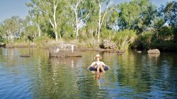 Cooling Off At Manning Gorge