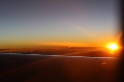 Sunrise At  44 Thousand Feet