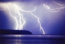 Lightning At Lady Bay South Australia