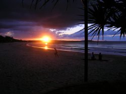 Sunset At Noosa Beach
