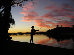 Sunset On Maroochydore River