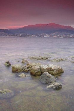 Mt Wellington From Bellerive At Dawn