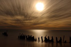 Full Moon Over Dicky Beach