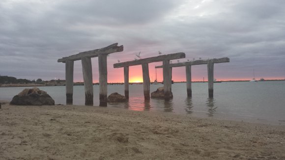 Sunset At The Old Jetty