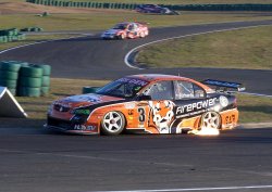 Flaming V8 Car