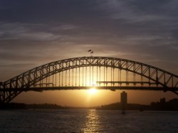 Sydney Harbour Bridge-sunset