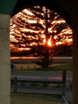 Archway To A Sunset