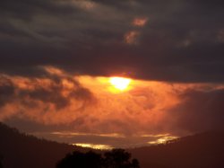 Hobart Autumn Sunset