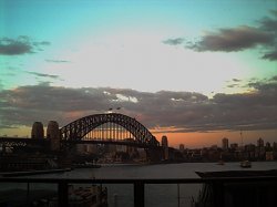 Sydney Harbour Bridge At Sunset